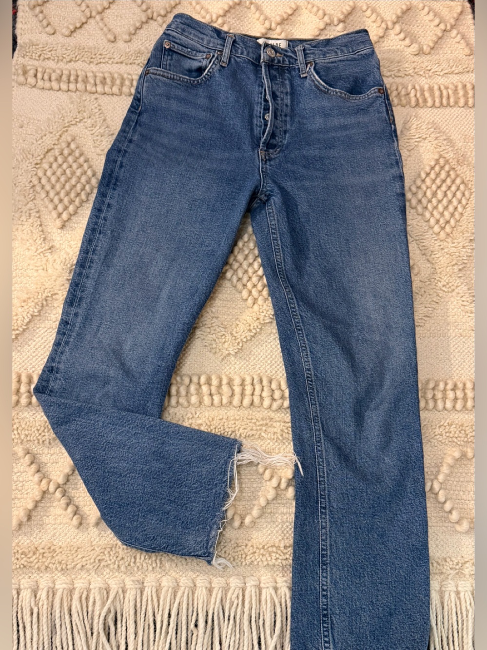 AGOLDE Riley High Rise Straight Jeans Size 26